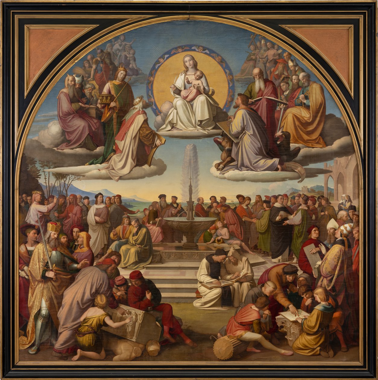 El triunfo de la religión en las artes de Friedrich Overbeck