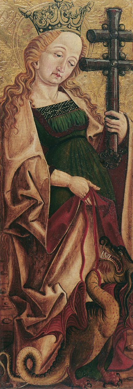 St. Margaret (interior) y St. Panthaleon (exterior) de Friedrich Pacher (Umkreis)