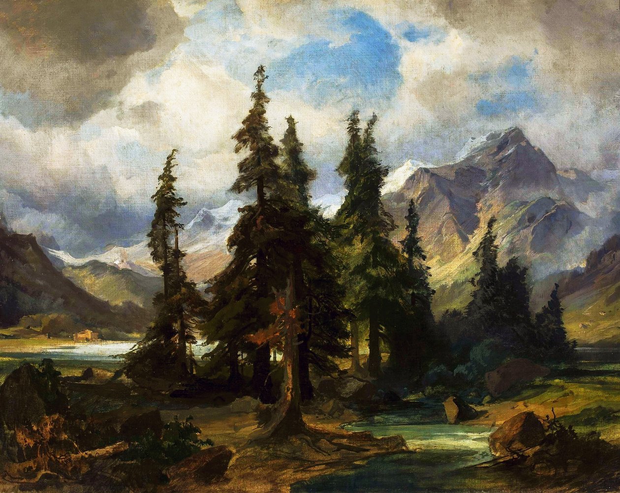 Paisaje noruego. de Friedrich Preller the Elder