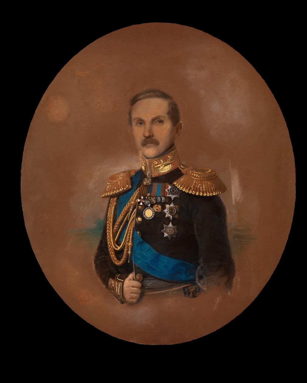 Retrato del Conde Pyotr Kleinmichel de Friedrich Randel