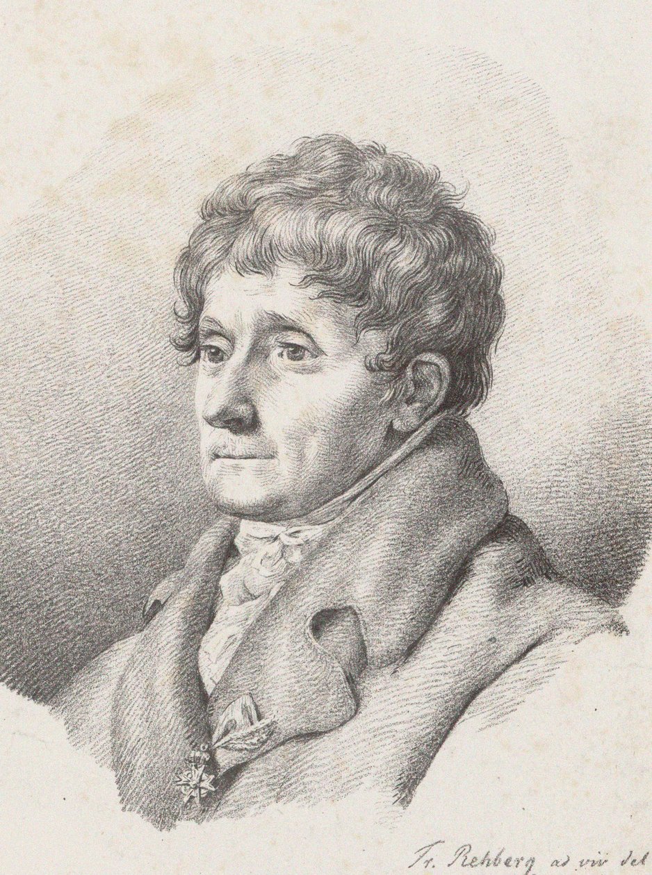 Retrato del compositor Antonio Salieri de Friedrich Rehberg
