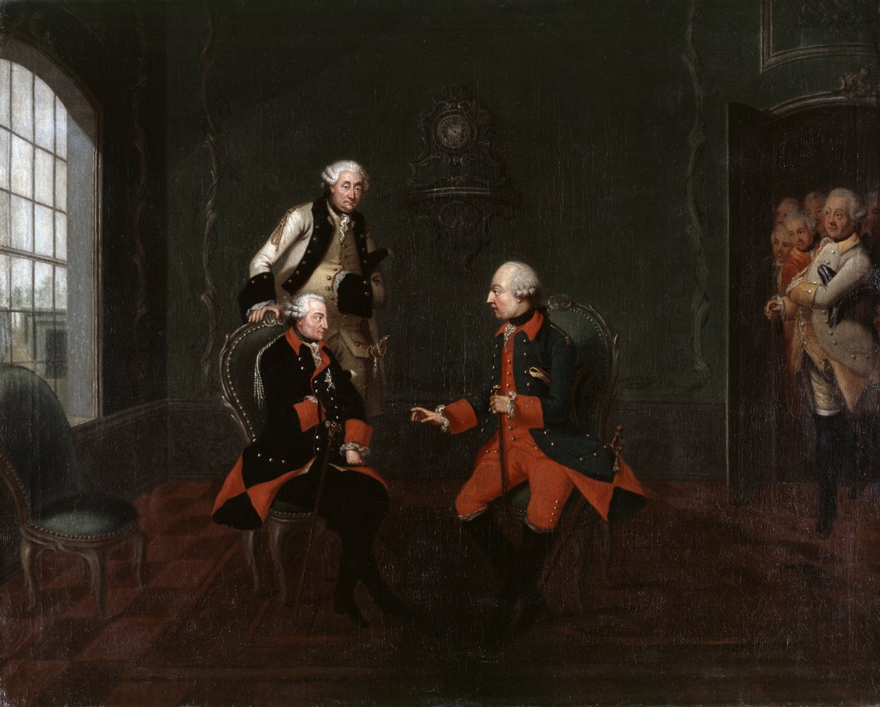Alemán: Encuentro entre Federico el Grande y el emperador José II en Neisse de Friedrich Wilhelm Bock