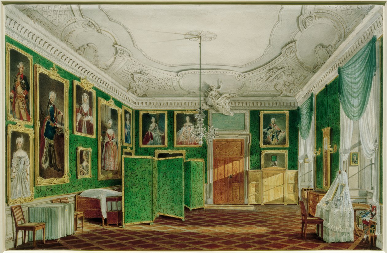 Palacio de la ciudad de Berlín, dormitorio de la princesa Marie de Friedrich Wilhelm Klose