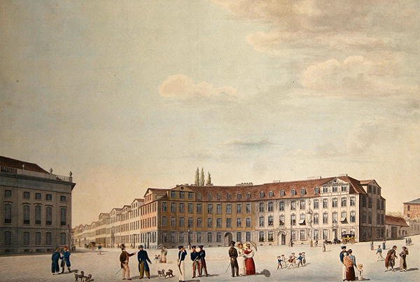 La Plaza del Rey en Kassel de Friedrich Wilhelm Selig