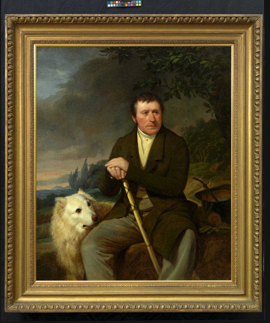 Friedrich Ludwig Müller, mayorista y fundador del hospicio de pobres de Döbling de Friedrich von Amerling