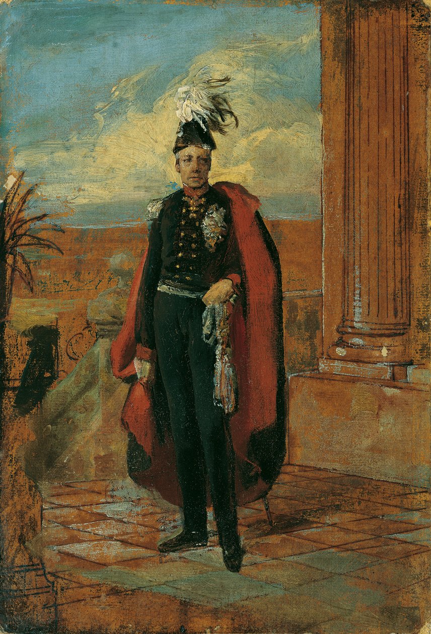 Proyecto de pintura "Emperador Francisco I de Austria con uniforme de general prusiano" de Friedrich von Amerling