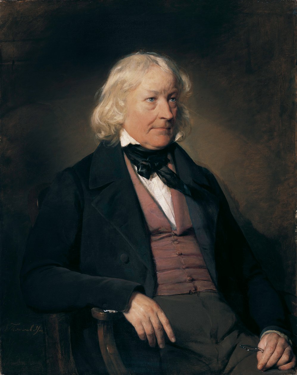 Alemán: Retrato del escultor Bertel Thorvaldsen (1770-1844) de Friedrich von Amerling