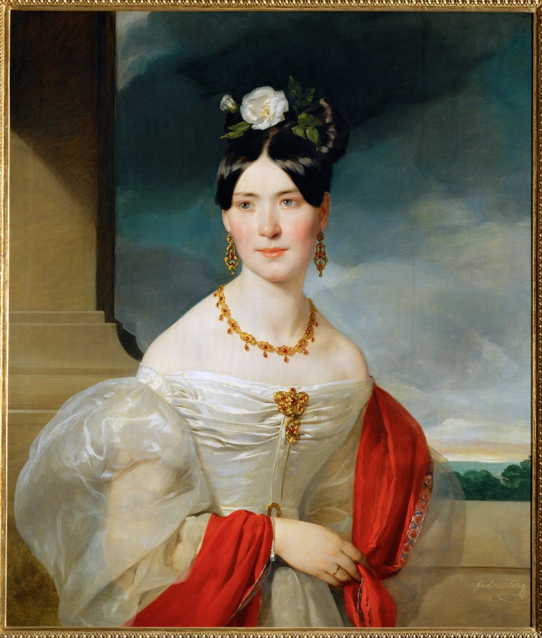 Marie Baronesa de Vesque-Puettlingen de Friedrich von Amerling