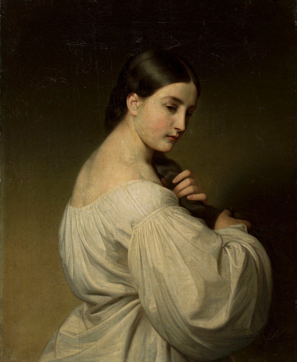Retrato de una mujer joven de Friedrich von Amerling