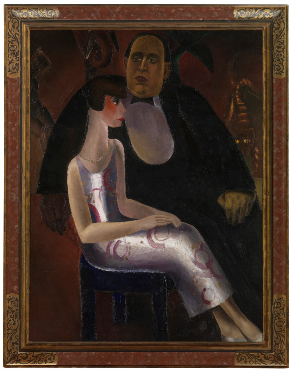 Retrato de Paul-Gustave Van Hecke y su esposa Norine de Frits van den Berghe