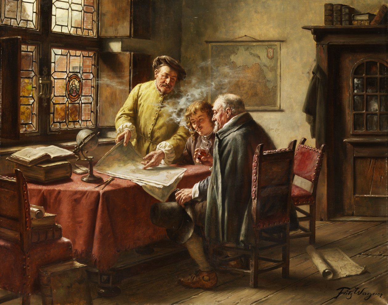 Comerciantes holandeses de Fritz Wagner