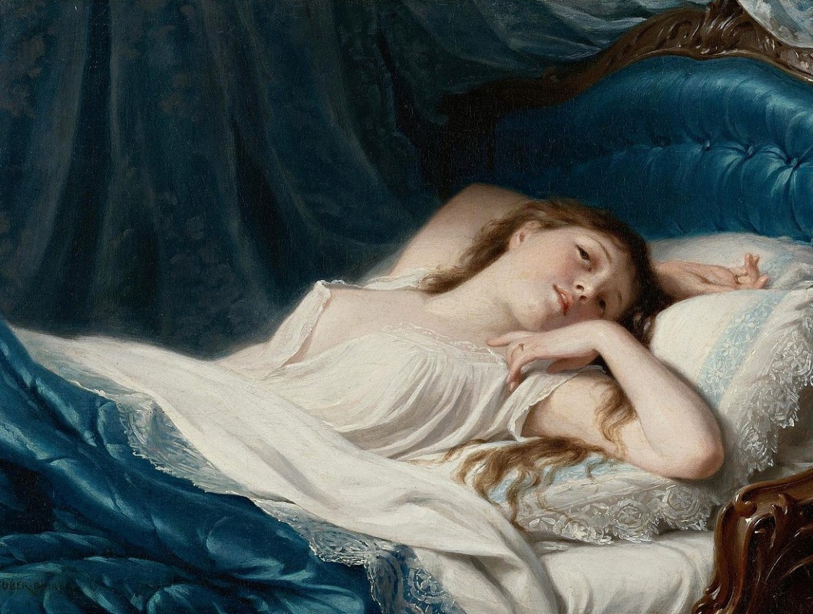 Belleza Reclining de Fritz Zuber Buhler