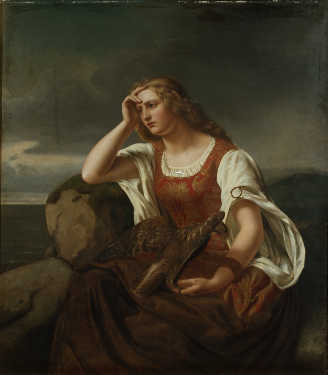 Ingeborg junto al océano de Fritz Jensen