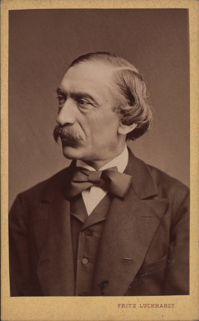 Retrato del compositor Carl Evers 1819-1875 de Fritz Luckhardt