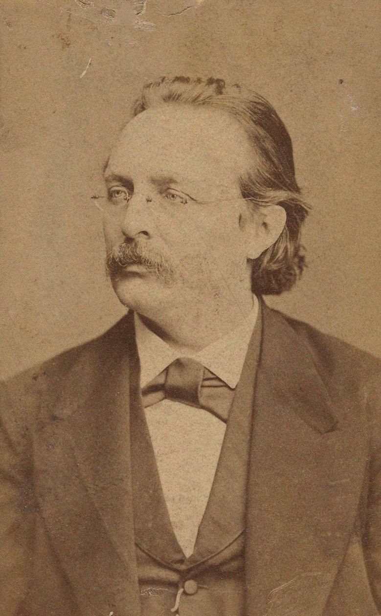 Retrato del organista y compositor Edmund Kretschmer 1830-1908, c. 1880 de Fritz Luckhardt