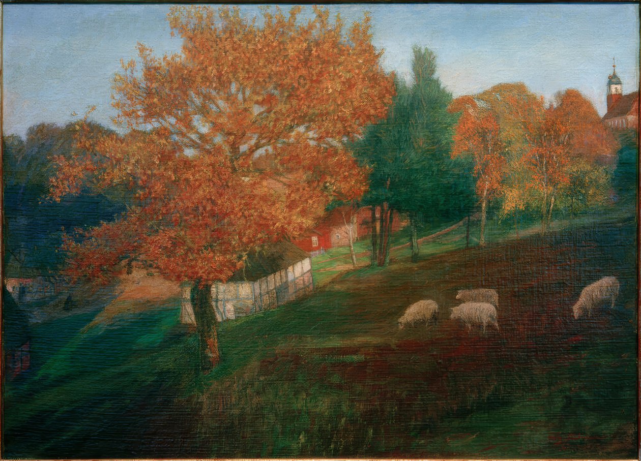 Días de otoño en Worpswede de Fritz Mackensen