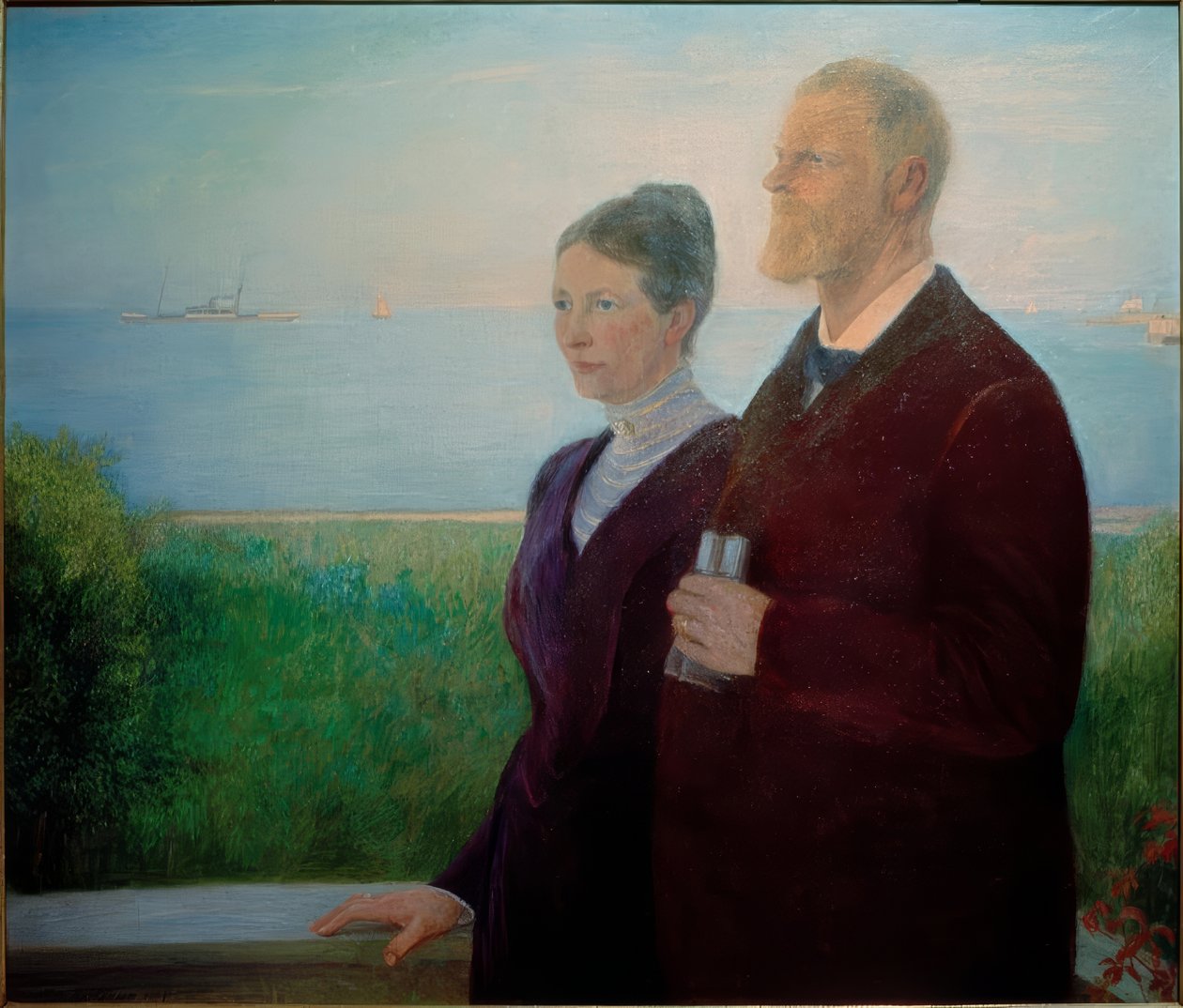 Doble retrato (Woermann) de Fritz Mackensen