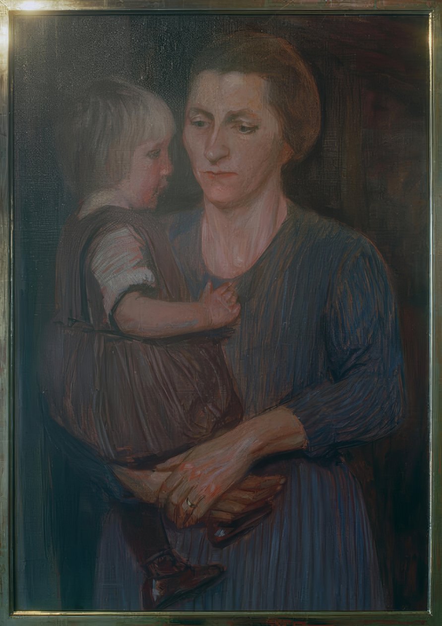 Madre e hijo de Fritz Mackensen