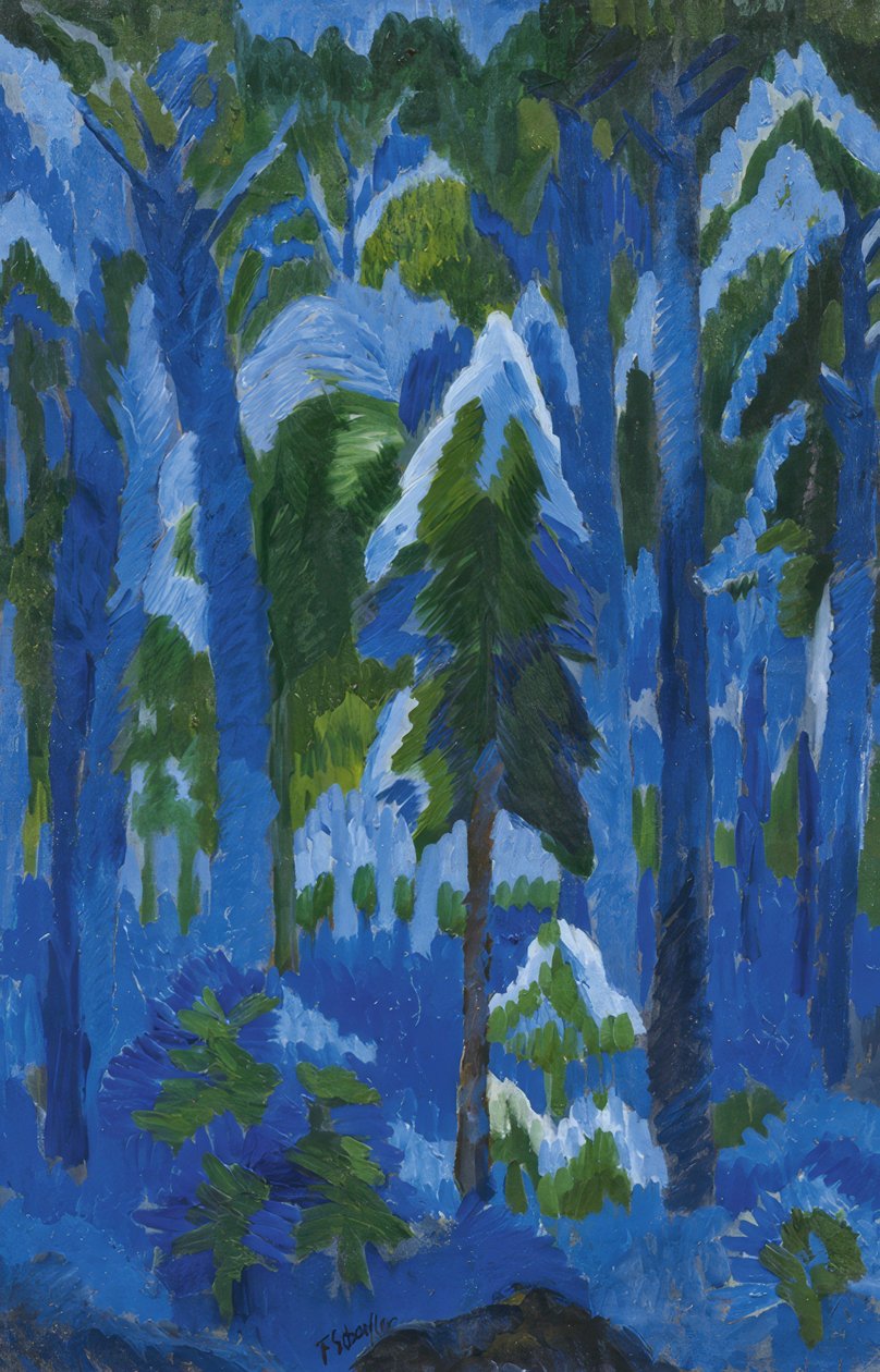 "Imagen del bosque III" de Fritz Schaefler