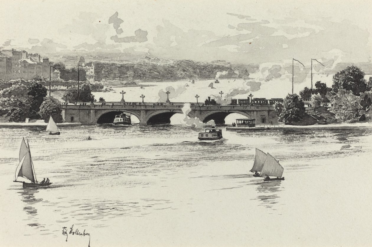 Lombardsbrücke de Fritz Stoltenberg