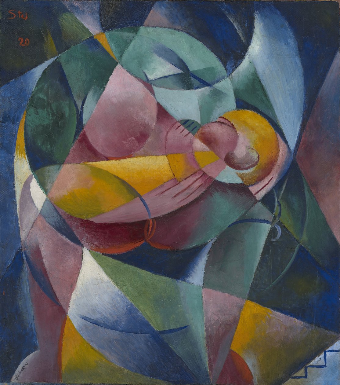 Madre e hijo, 1920 de Fritz Stuckenberg