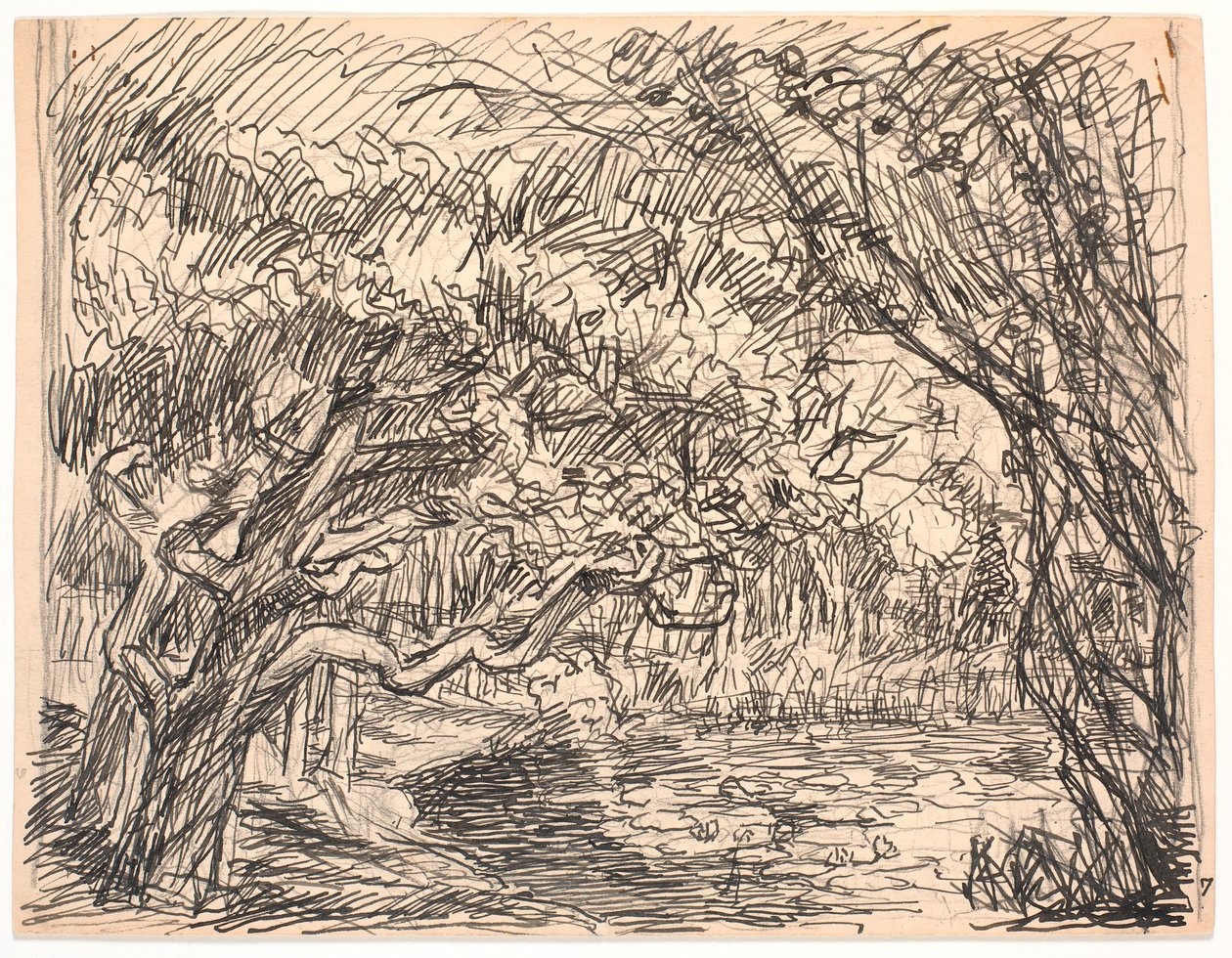 Un lago en el bosque de Fritz Syberg