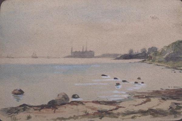 La playa, Kronberg Helsinger de Fritz Syberg