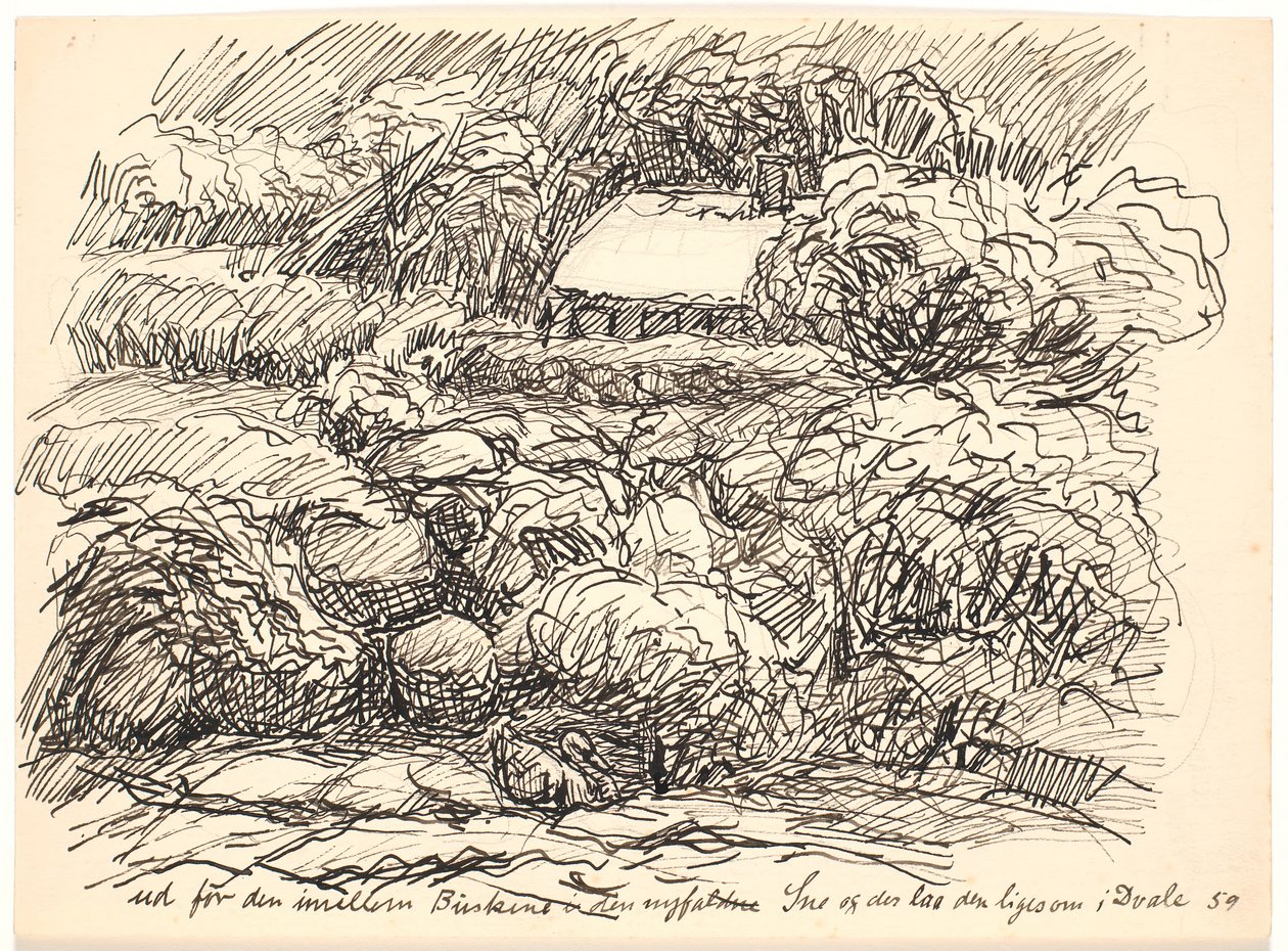 Fuera de entre los arbustos... de Fritz Syberg