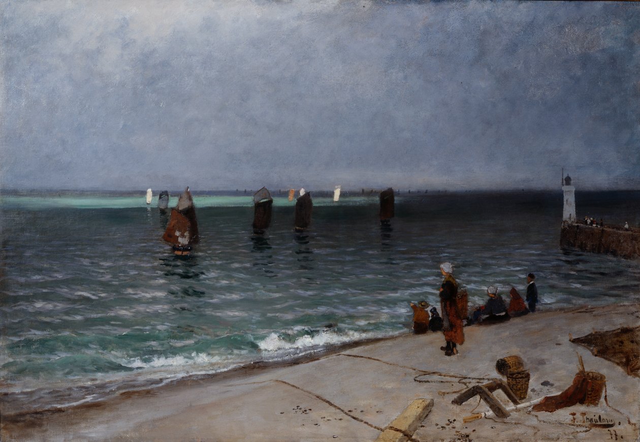 Pescador de caballas de Fritz Thaulow