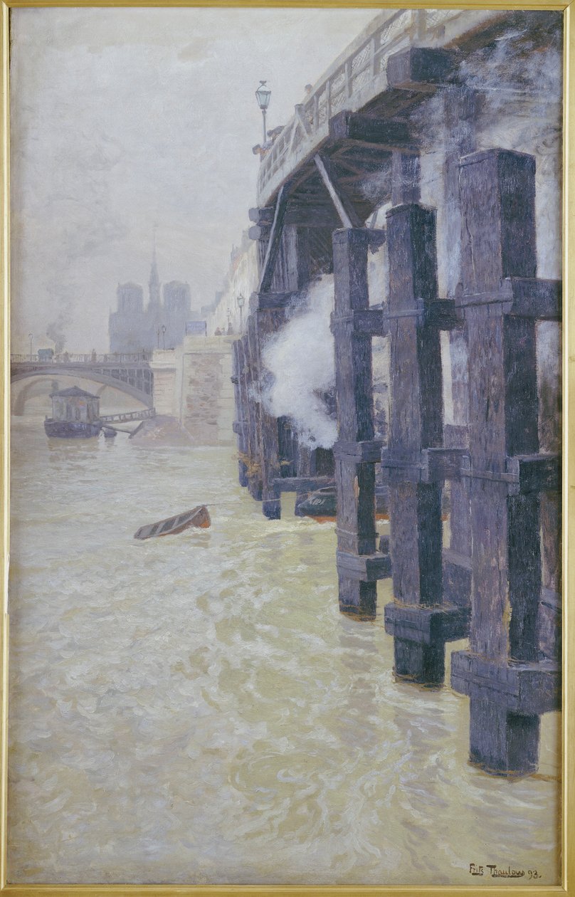 El Sena en diciembre, 1893 de Frits Thaulow