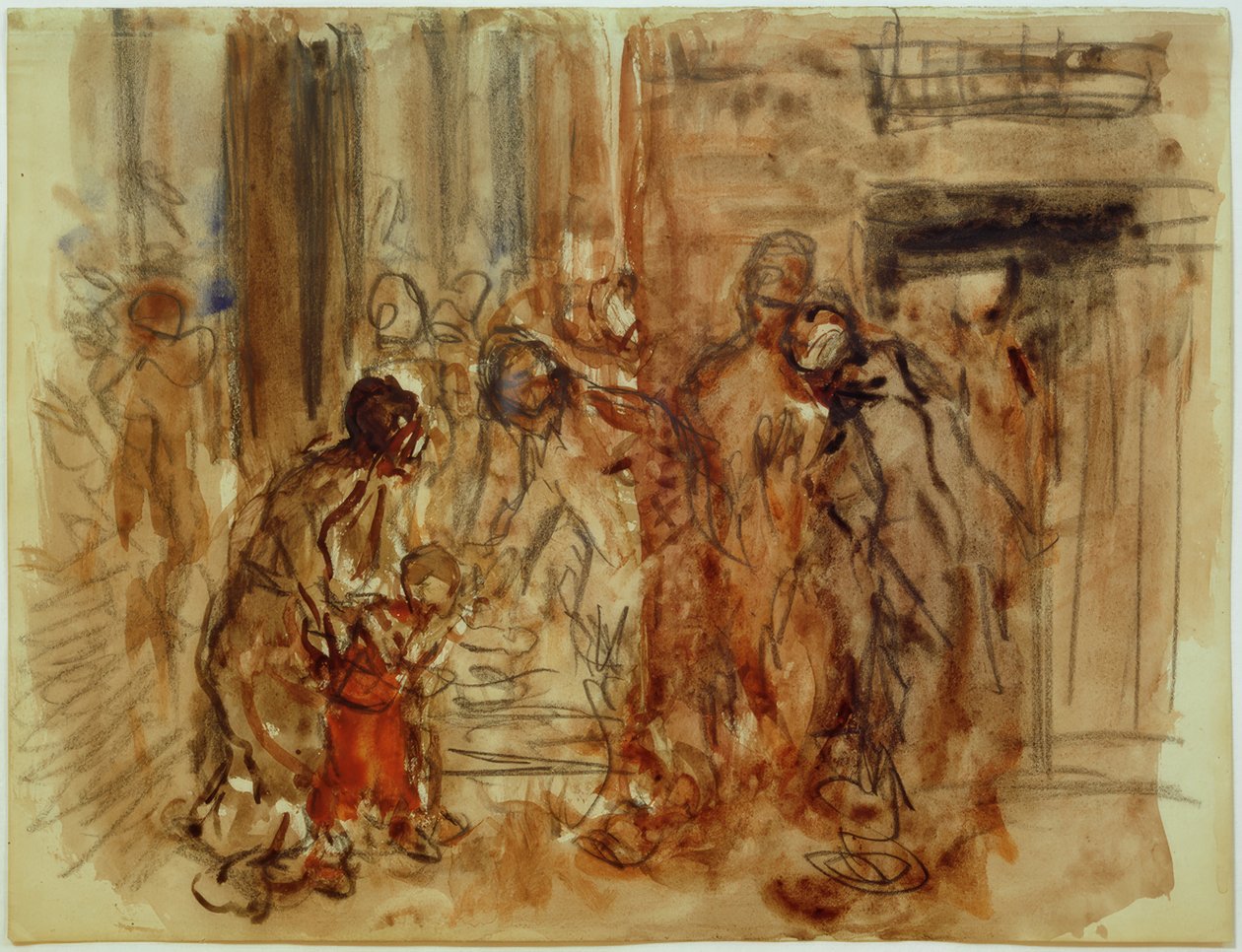 Adoración de los Reyes Magos de Fritz von Uhde