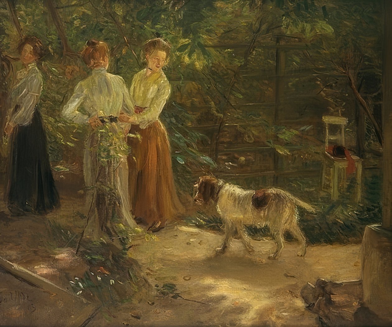 El camino del jardín de Fritz von Uhde