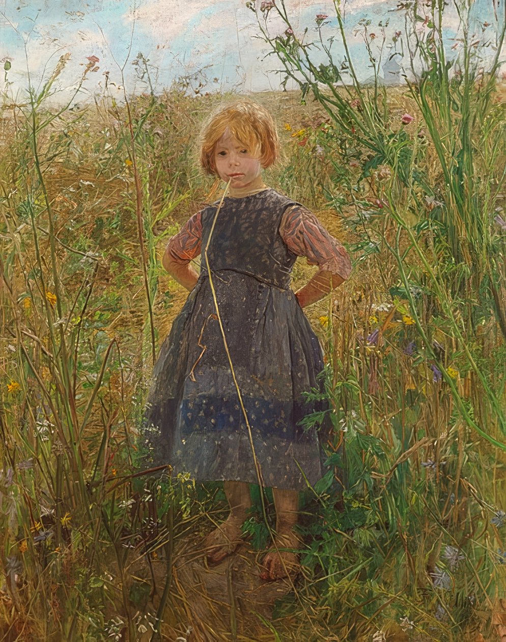 La princesita del brezal de Fritz von Uhde