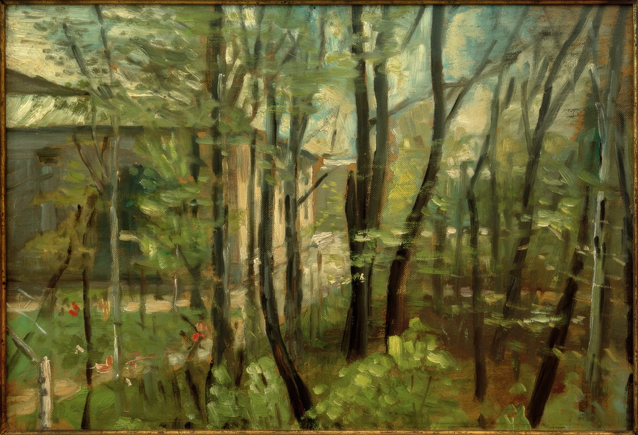 En la región de Starnberg de Fritz von Uhde