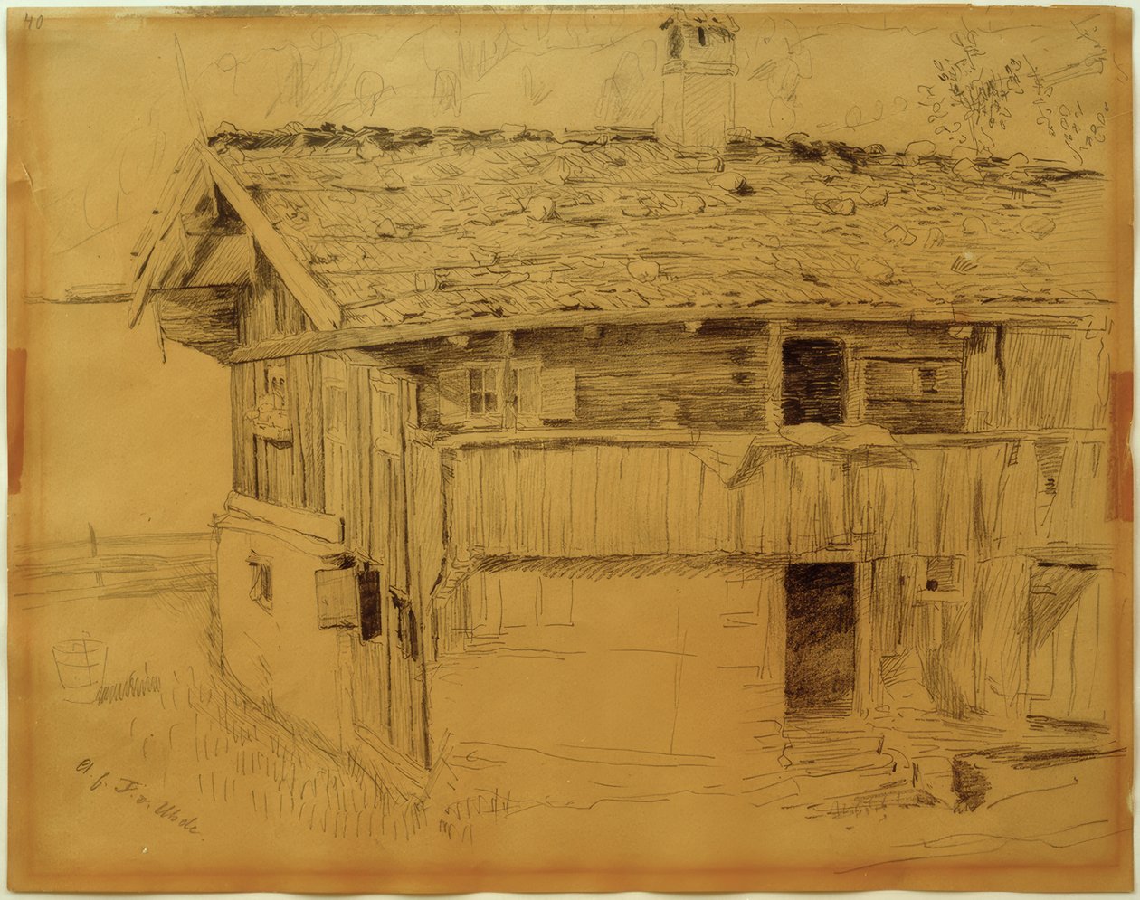 Casa de campo bávara de Fritz von Uhde