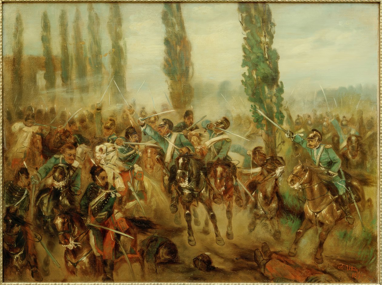 Batalla de Buzancy de Fritz von Uhde