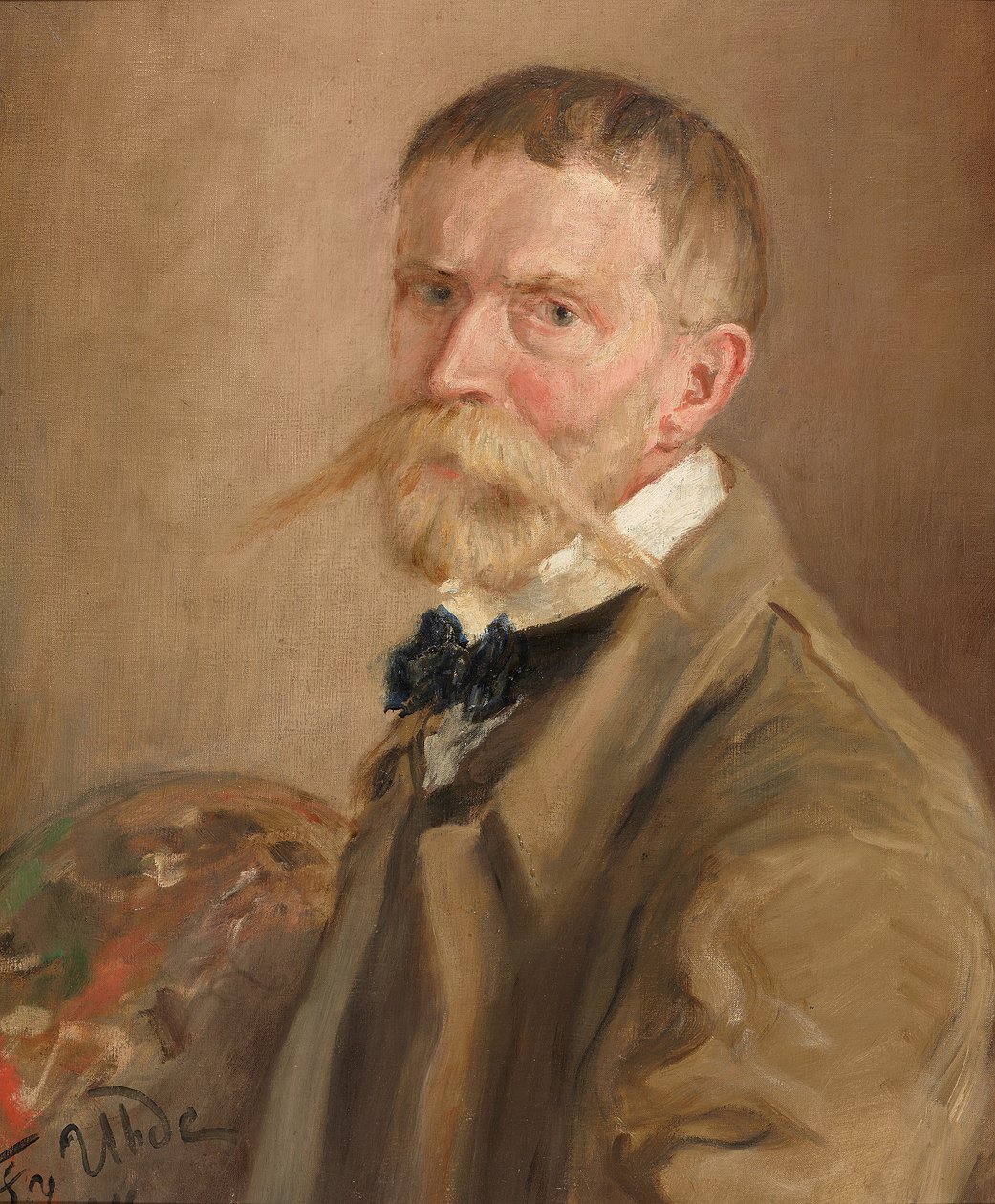 Autorretrato de Fritz von Uhde