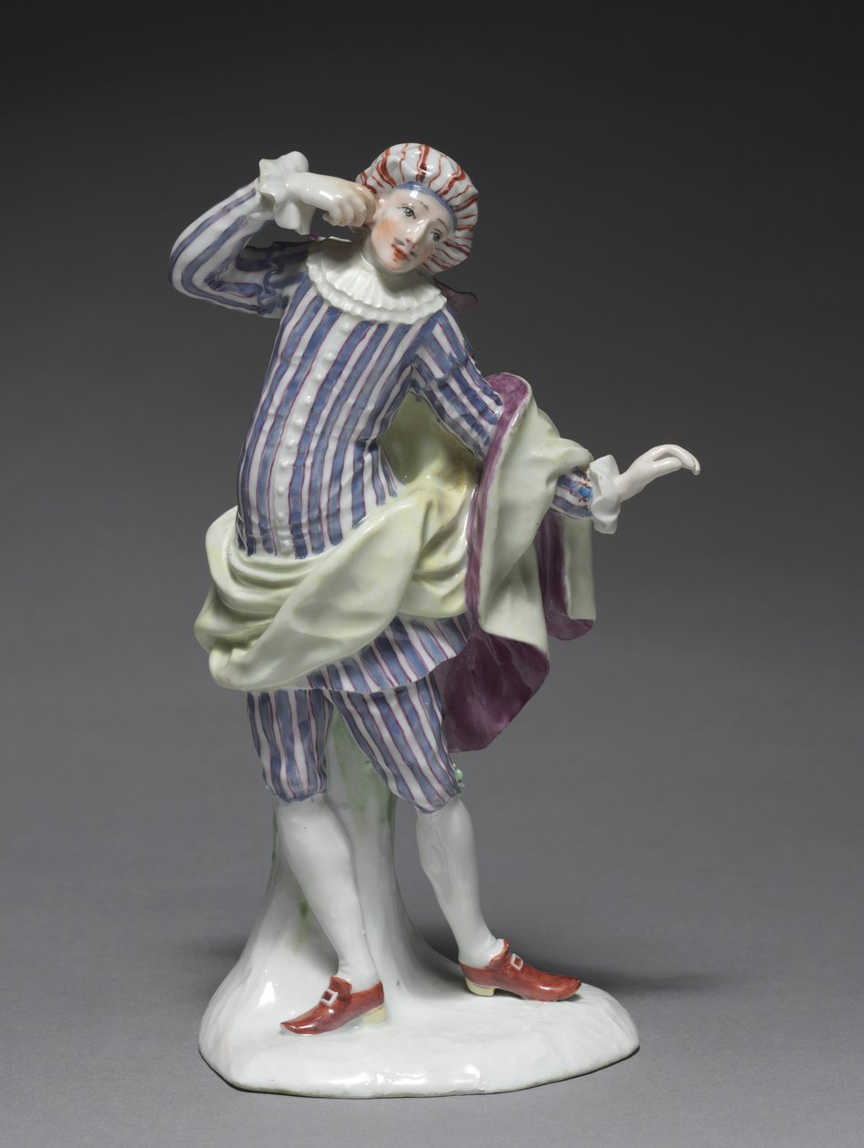 Figura de la comedia italiana: Mezetin, c. 1753 de Fürstenberg Porcelain Factory