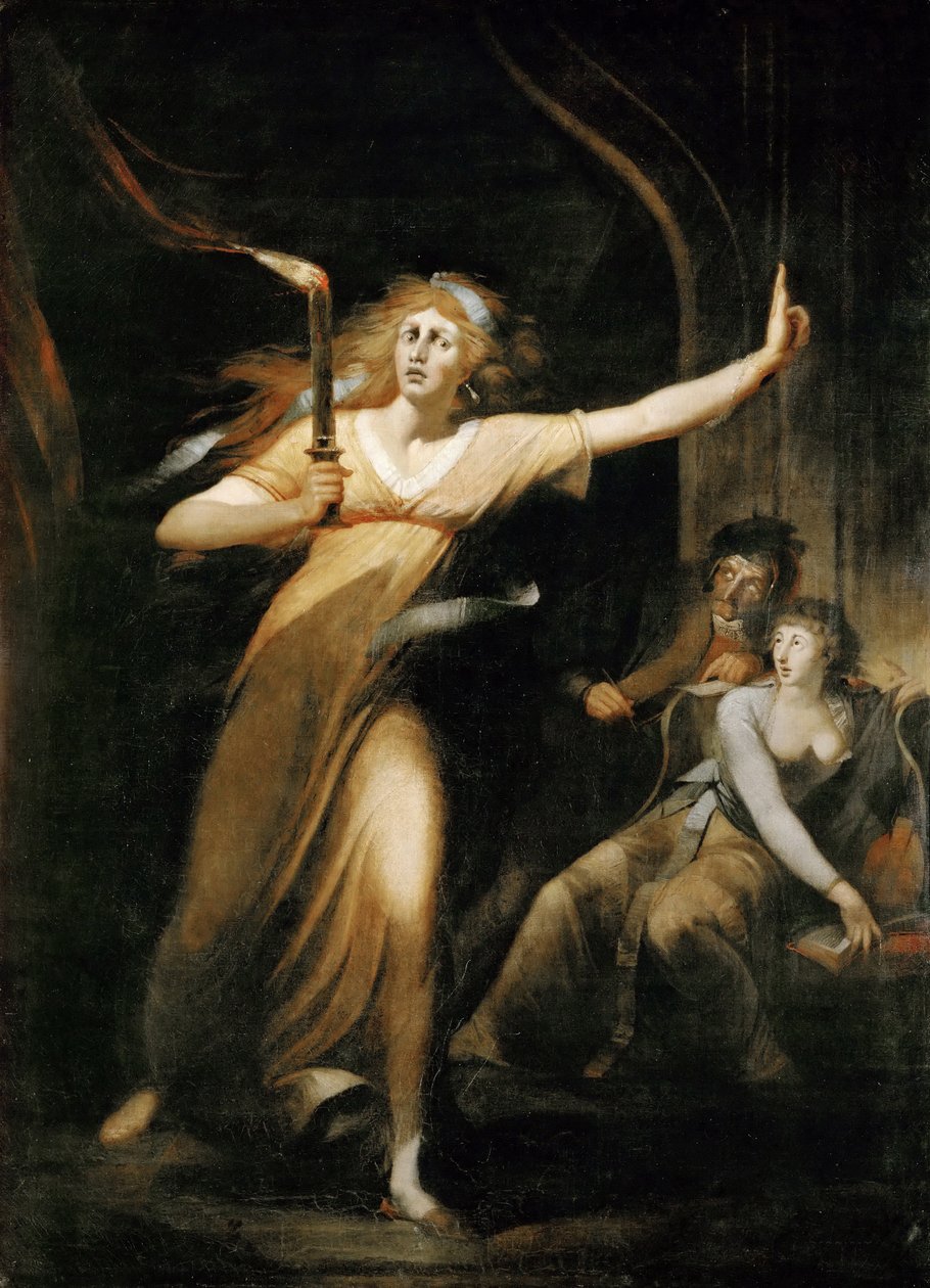 Lady Macbeth caminando en su sueño de Füssli