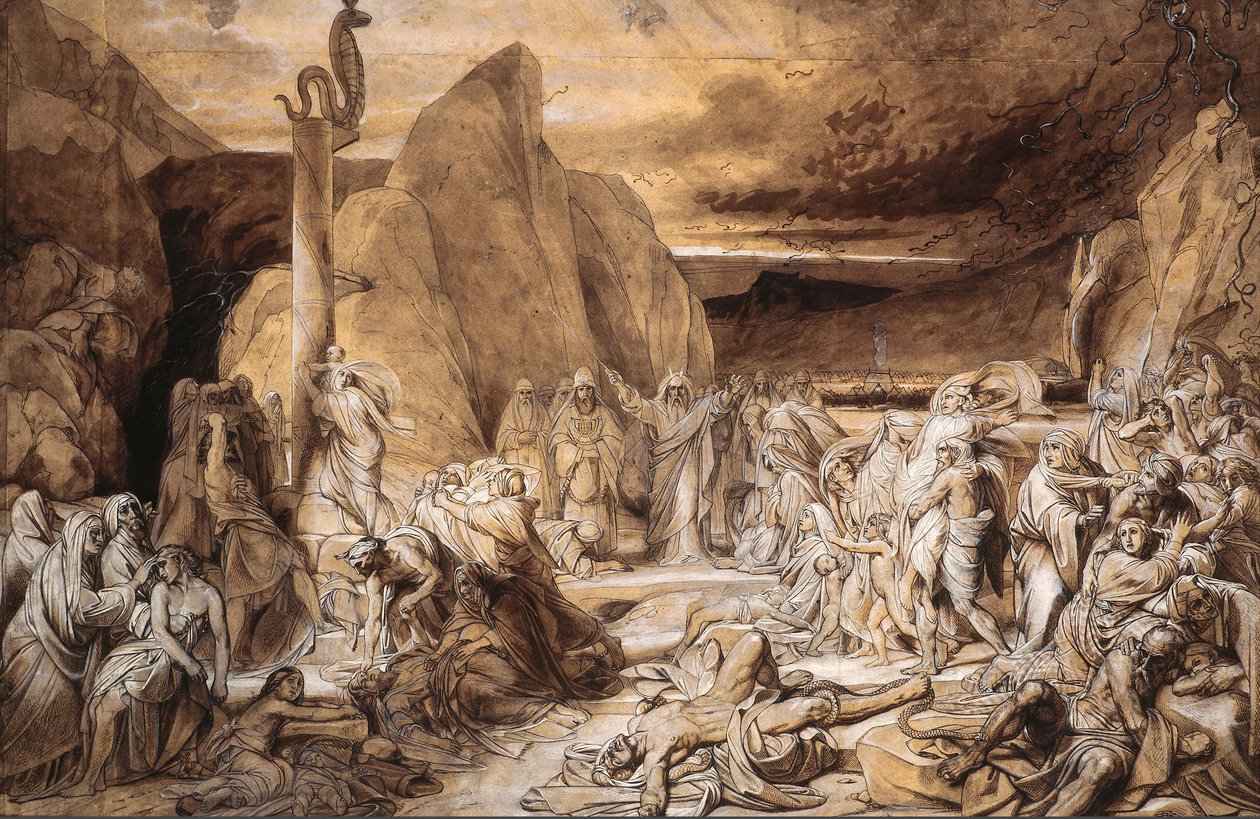 El estudio de la serpiente de bronce de Fyodor Antonovich Bruni