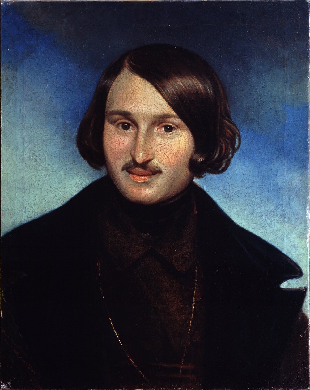 Retrato de la autora Nikolai Gogol de Fyodor Antonovich Moller