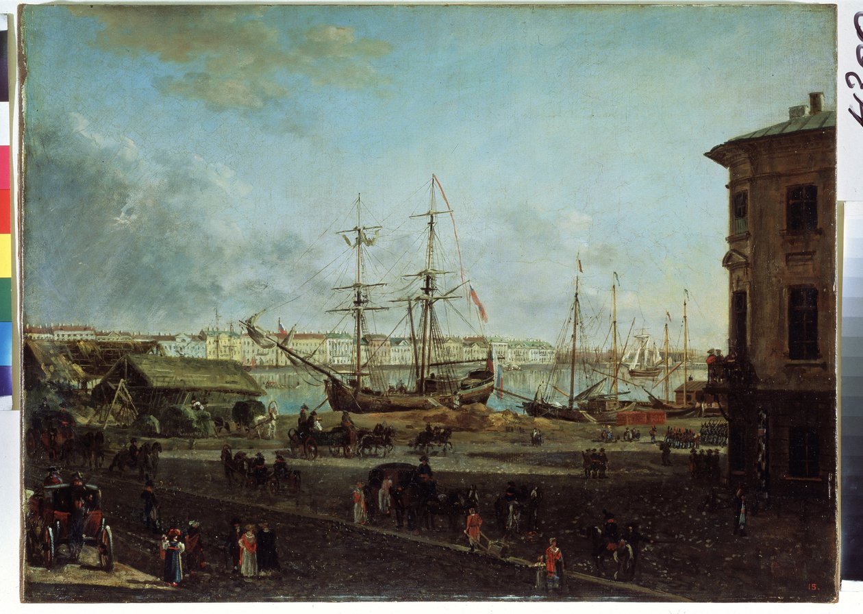 Vue du quai Anglais depuis l