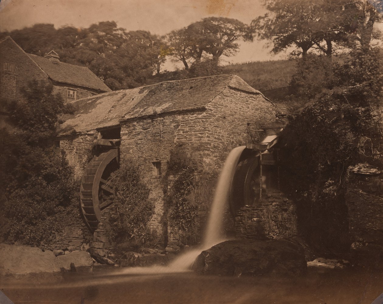 Molino Donemark cerca de Bantry,c. 1855 (foto) de G.B. Gething