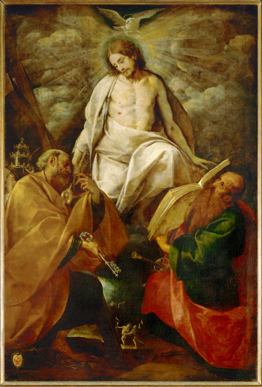 Cristo se aparece a los santos Pedro y Pablo (pintura) de G.B. & Morazzone P.(1571-1626) Crespi