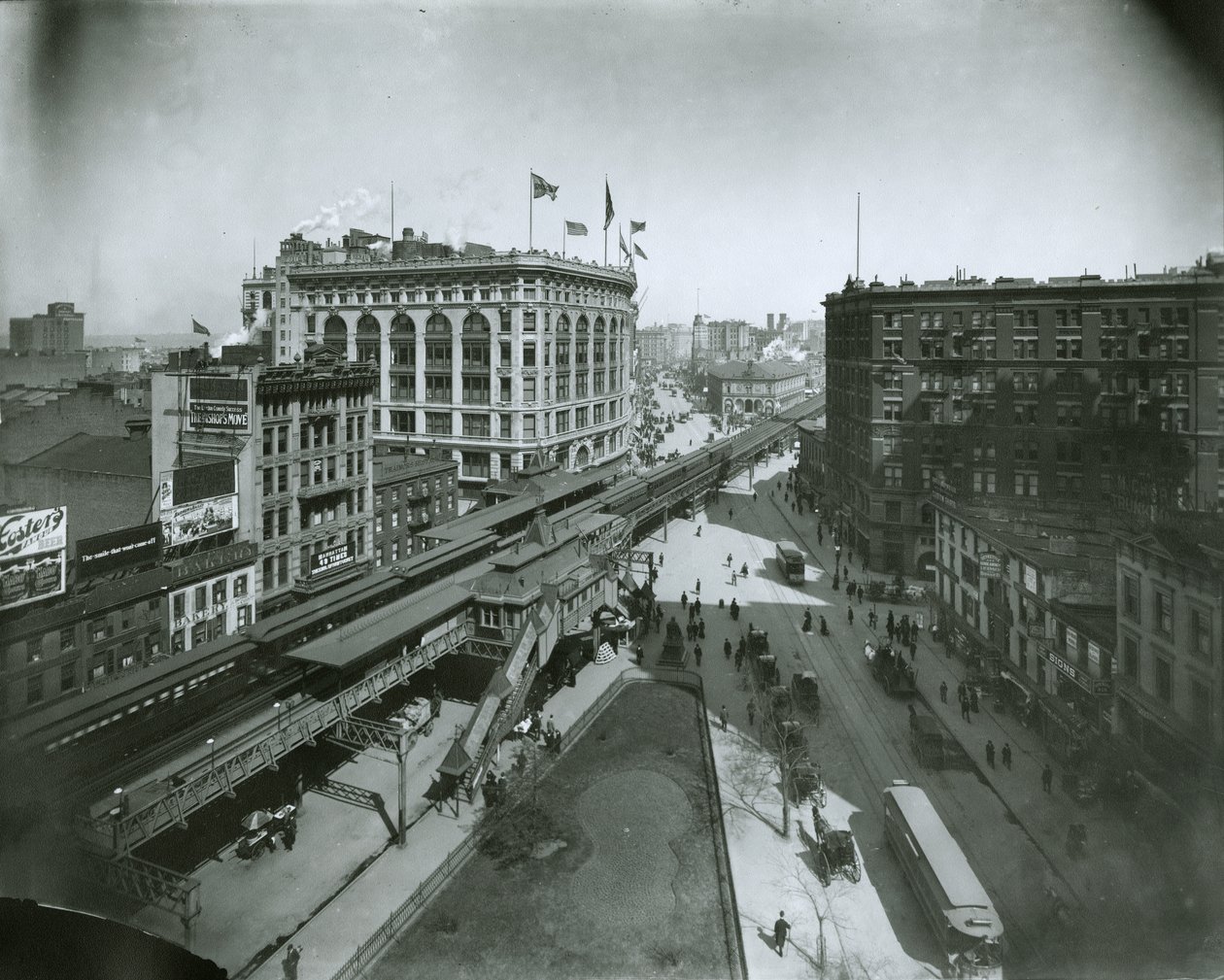 Broadway, norte desde la calle 32, Ciudad de Nueva York de G.P. Hall und Sohn