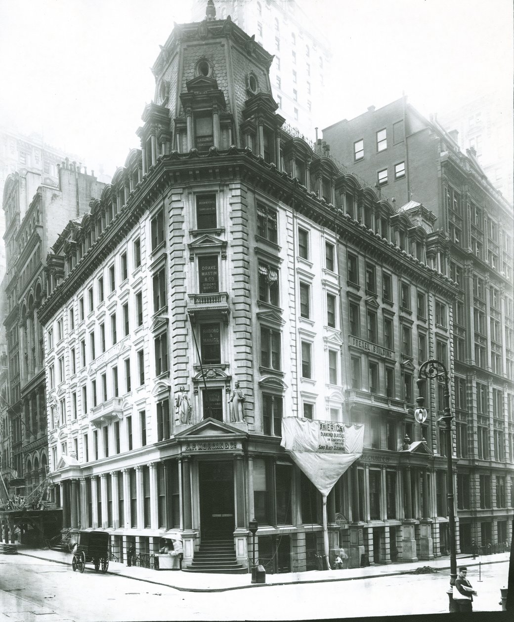 Edificio J.P. Morgan, Wall Street, Ciudad de Nueva York de G.P. Hall und Sohn