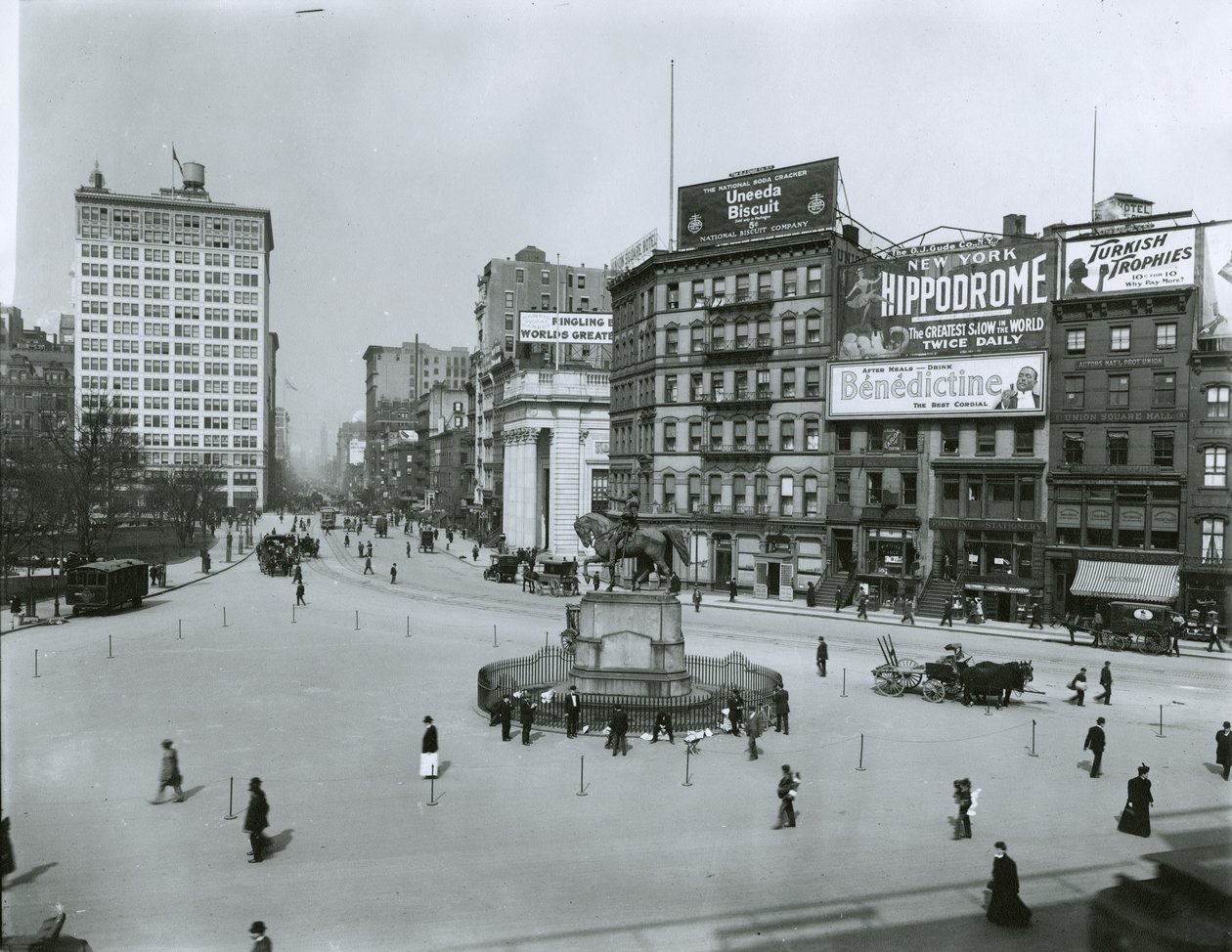 Union Square y Fourth Avenue, Ciudad de Nueva York de G.P. Hall und Sohn