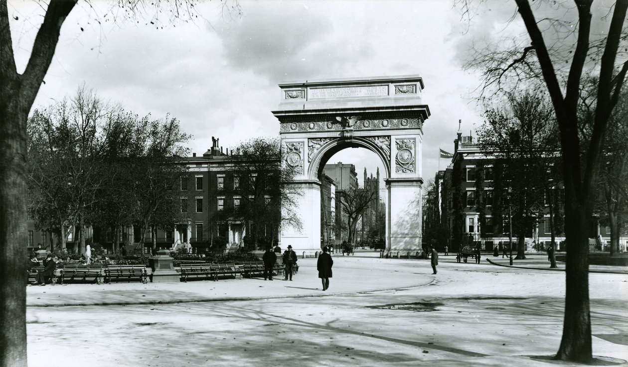 Arco de Washington, Parque Washington Square, Ciudad de Nueva York de G.P. Hall und Sohn