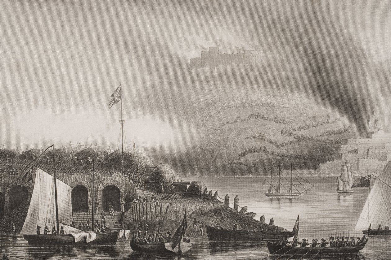 El asalto de San Sebastián, 31 de agosto de 1813, ilustración de 