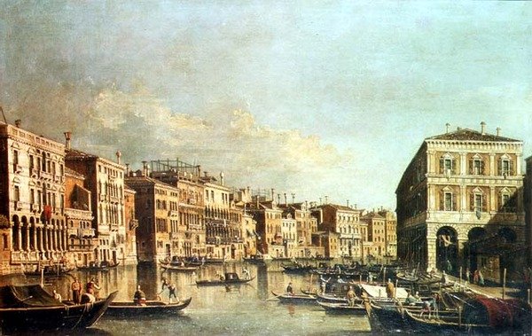 El Gran Canal, Venecia de G. (Follower of A. Canaletto) Canaletto